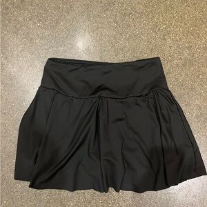 Black tennis skirt